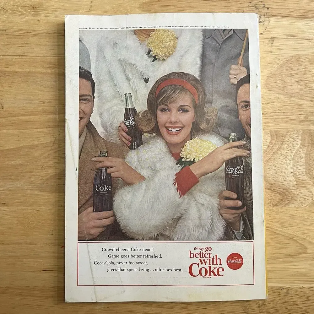 National Geographic October 1963 75th Anniversary Everest King Tut Nile Coke Ad
